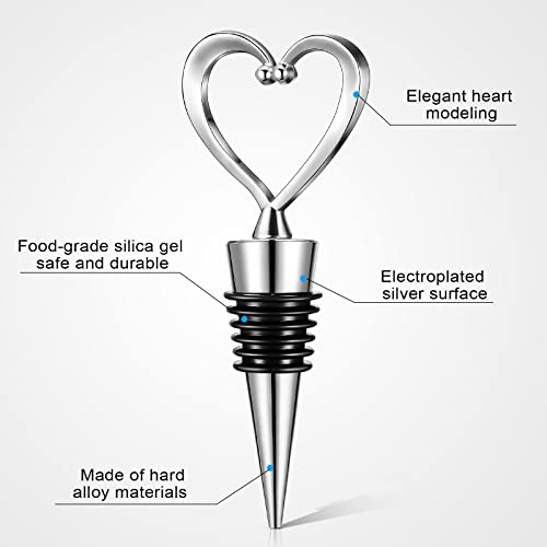 Heart-shaped Wine Stoppers for Special Occasions