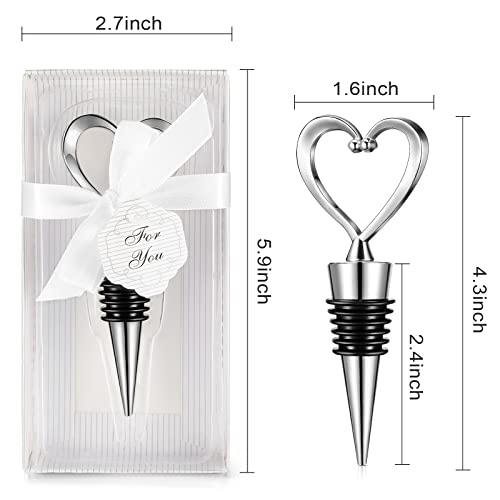 Heart-shaped Wine Stoppers for Special Occasions