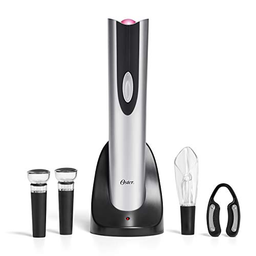 Oster Wine Opener and Accessories Set, Black