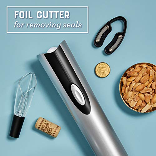 Oster Wine Opener and Accessories Set, Black