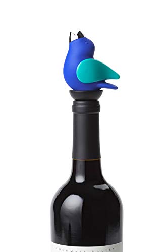 Cobalt and Aqua ChirpyTop Wine Pourer