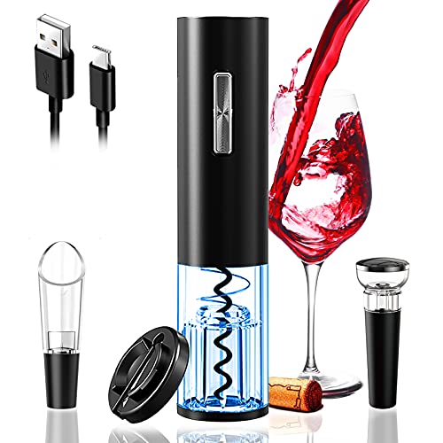 Electric Wine Opener Kit with Accessories