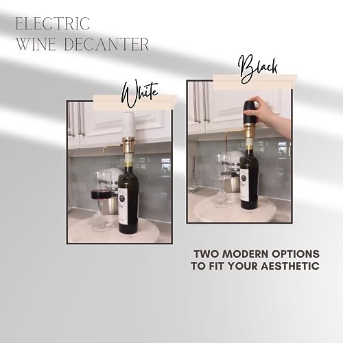 Electric Wine Aerator with Stylish Shimmer Effect