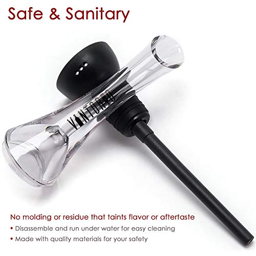 Premium Black Vintorio Wine Aerator Pourer
