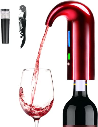 Electric Wine Aerator and Dispenser for Red and White Wines