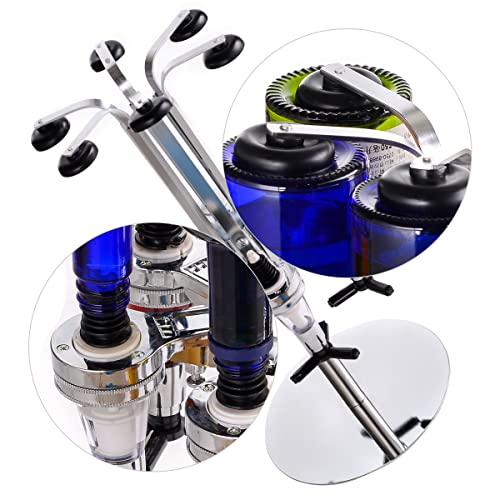 Rotating 6-Bottle Liquor Dispenser Party Pourer Stand
