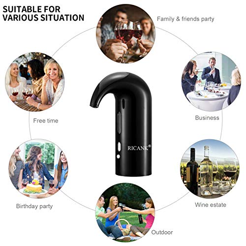 One-Touch Electric Wine Aerator and Dispenser