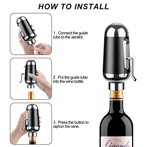 One-Touch Electric Wine Aerator Dispenser Spout