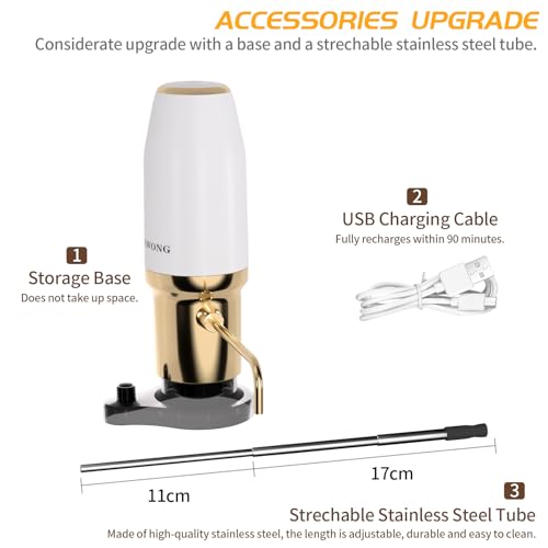 Smart Electric Wine Aerator and Dispenser Spout