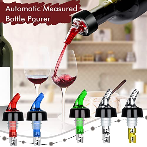 50 Pack Automatic Wine Pourers with Measured Shot