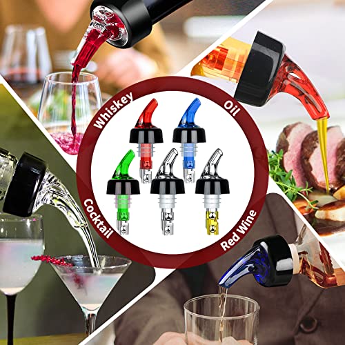 50 Pack Automatic Wine Pourers with Measured Shot