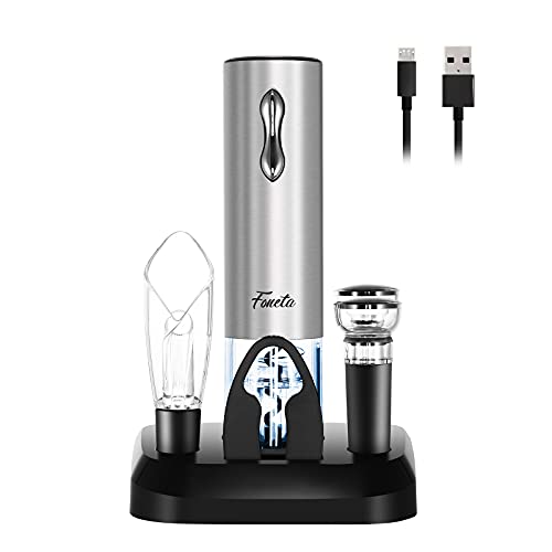Rechargeable Electric Wine Opener & Accessories - Glamour