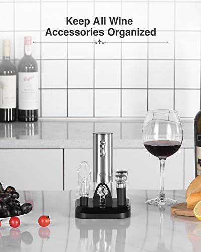 Rechargeable Electric Wine Opener & Accessories - Glamour
