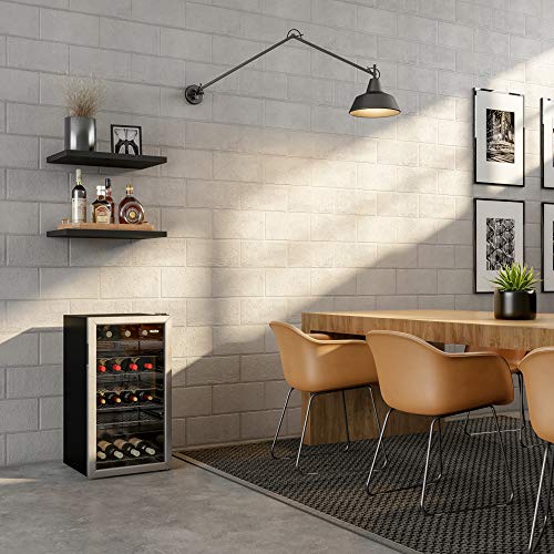 36-Bottle Single Zone Wine Cooler with Glass Door