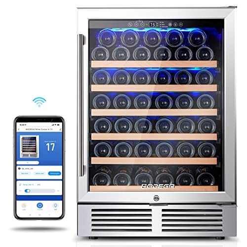 24" Wine Fridge, 52 Bottle Capacity & WIFI Control