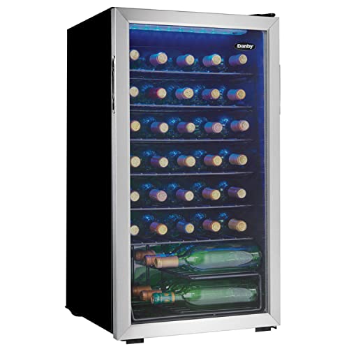 36-Bottle Single Zone Wine Cooler with Glass Door