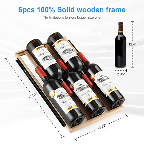 Stainless Steel 30-Bottle Wine Fridge with Digital Control