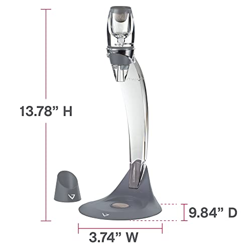 Vinturi Decanter Tower Stand with Pourer - Enhances Flavor