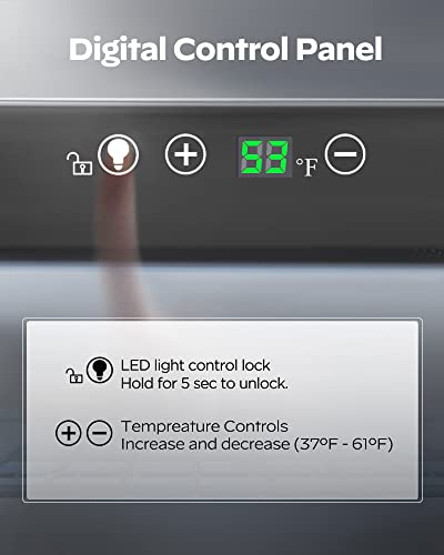 Silonn Wine Cooler - 24 Bottle Capacity