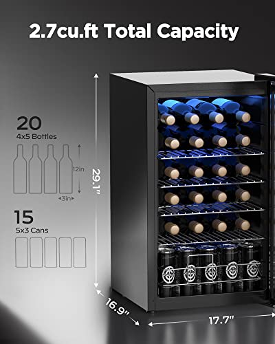 Silonn Wine Cooler - 24 Bottle Capacity