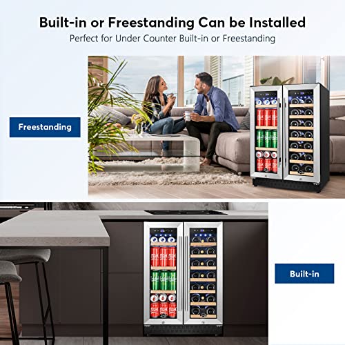 Tylza Dual Zone Beverage and Wine Cooler