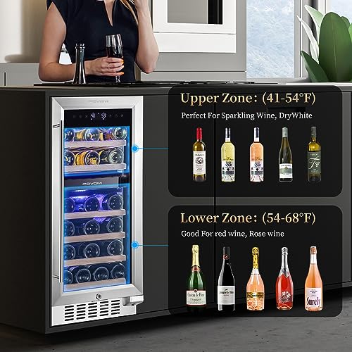 FOVOMI Wine Cooler - 34 Bottle Capacity