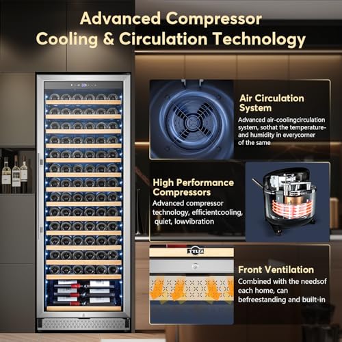 Professional Wine Cooler with Memory Temperature