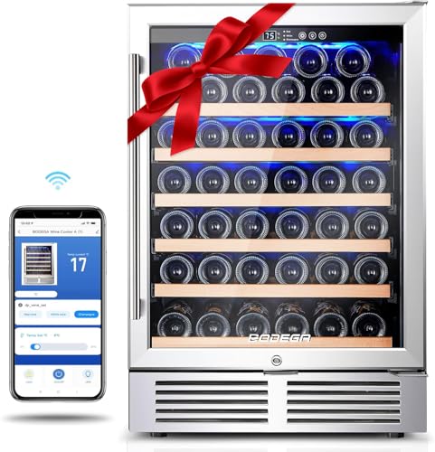 24" Wine Fridge, 52 Bottle Capacity & WIFI Control