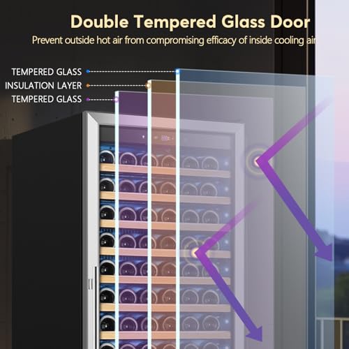 Professional Wine Cooler with Memory Temperature