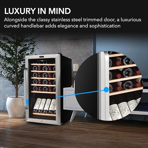 Whynter 34 Bottle Stainless Steel Wine Fridge
