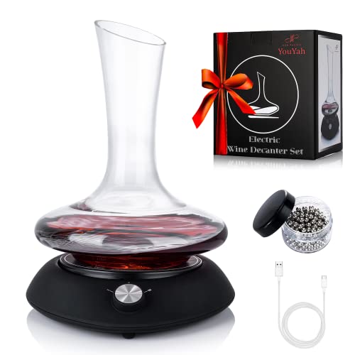 Electric Wine Aerator Decanter Set - Lead-free Crystal