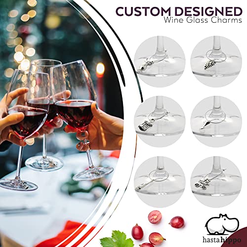 750ml Red Wine Decanter Set with Glass Vase