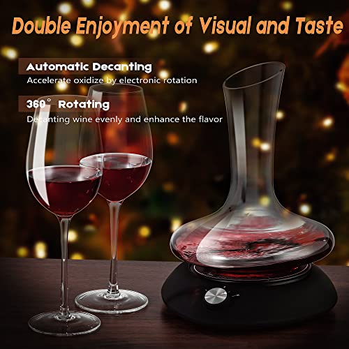 Electric Wine Aerator Decanter Set - Lead-free Crystal