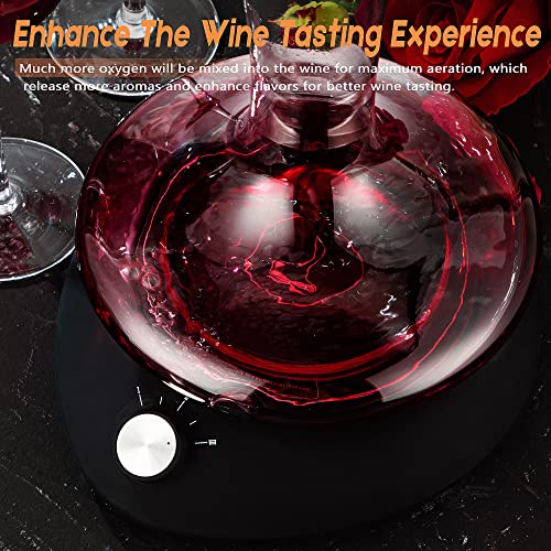 Electric Wine Aerator Decanter Set - Lead-free Crystal