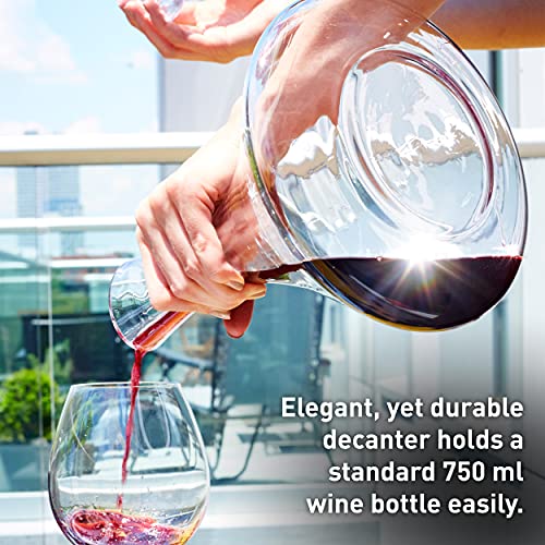 Electric Wine Aerator and Decanter Set (Black)