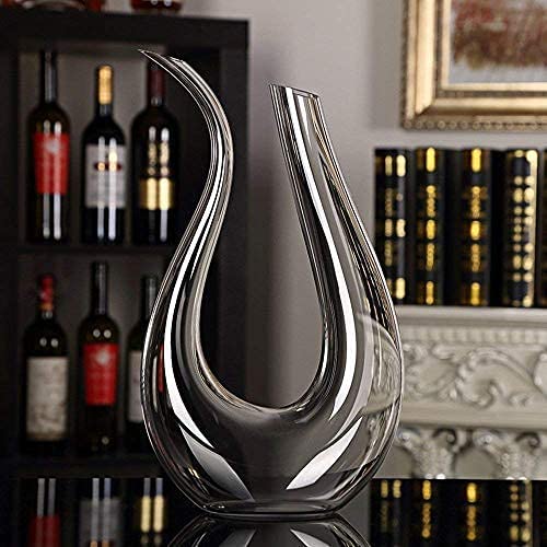 Crystal Wine Decanter with Aerator and Purifier