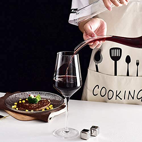 Crystal Wine Decanter with Aerator and Purifier