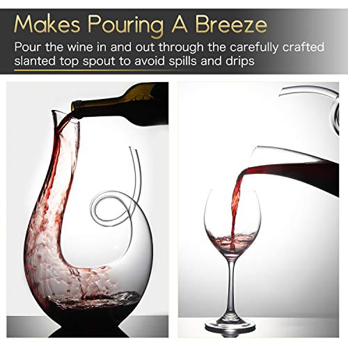 Swan shaped wine decanter and carafe