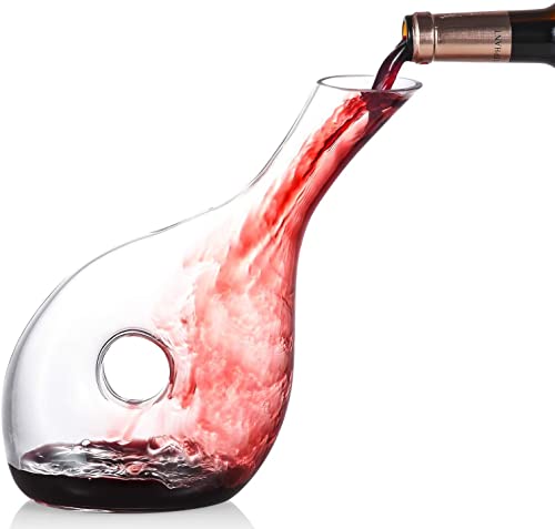 Crystal Wine Decanter Aerator - Snail Design
