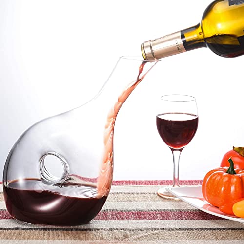 Crystal Wine Decanter Aerator - Snail Design
