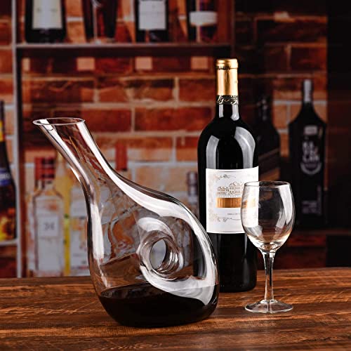 Crystal Wine Decanter Aerator - Snail Design