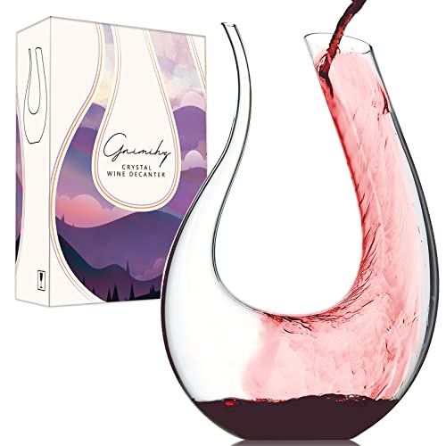 Handmade Swan-neck Wine Decanter - Elegant and Effective