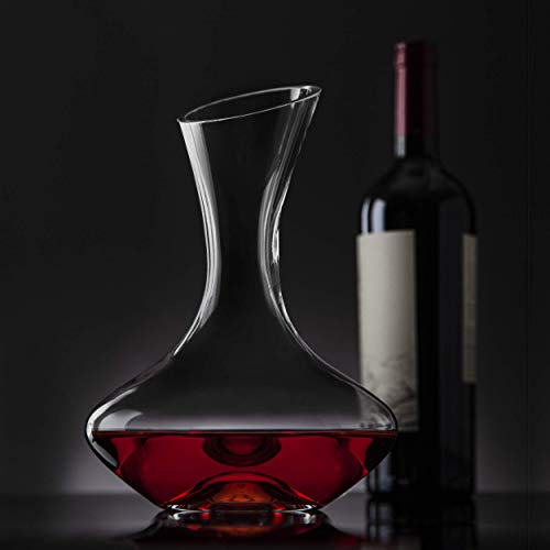Hand-Blown Wine Decanter and Aerator Set