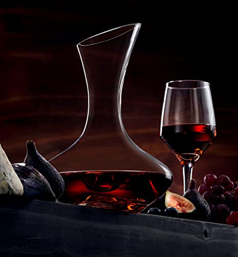 Hand-Blown Wine Decanter and Aerator Set