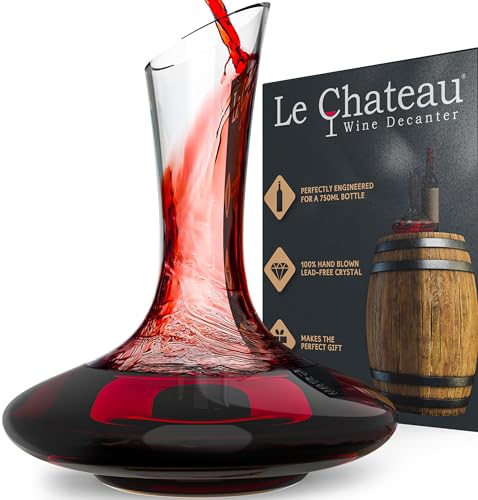 Red Wine Decanter Aerator - Crystal Glass Pitcher