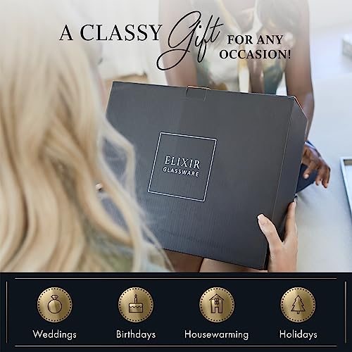 Hand Blown Crystal Wine Decanter - Elixir Glassware