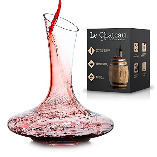 Red Wine Decanter Aerator - Crystal Glass Pitcher