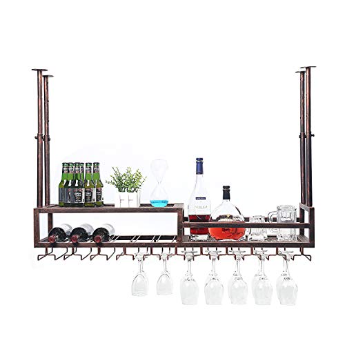 Ceiling and Wall Mounted Wine Rack Holder