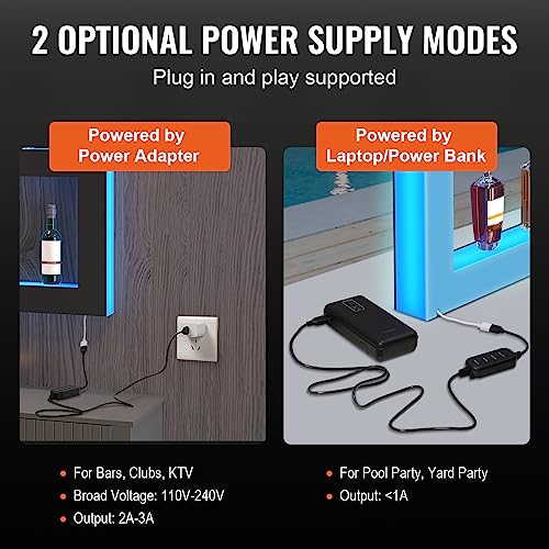 LED Lighted Acrylic Wine Rack, 48 Inches