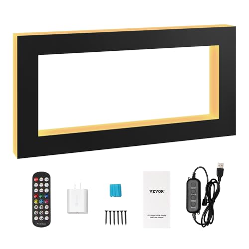 LED Lighted Acrylic Wine Rack, 48 Inches